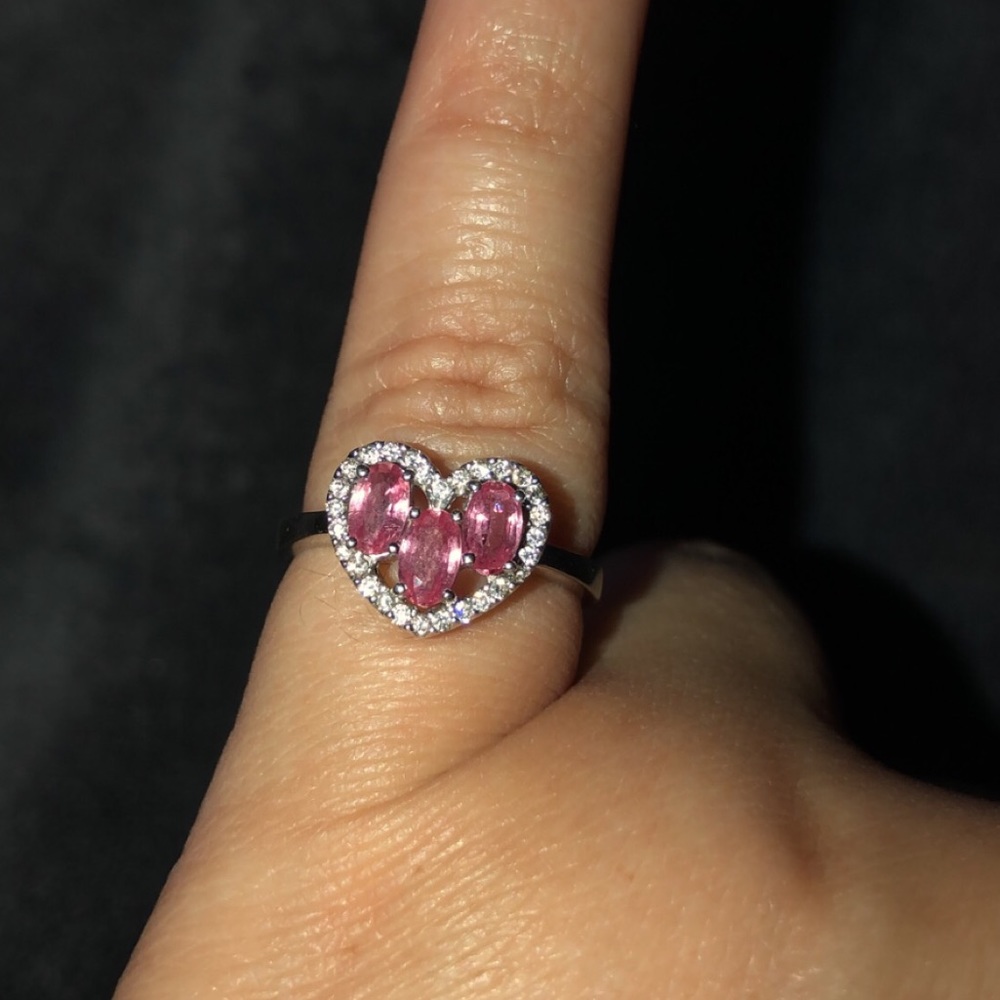 ✨Holiday 🎄 Heart Diamond and Ruby Set - Picture 2 of 3